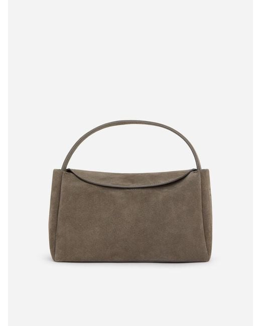 ARKET Brown Suede Shoulder Bag