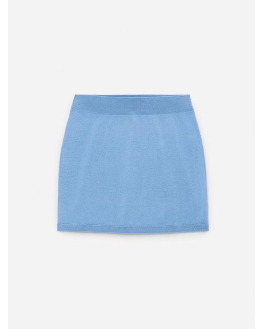 ARKET Blue Mini Merino Skirt