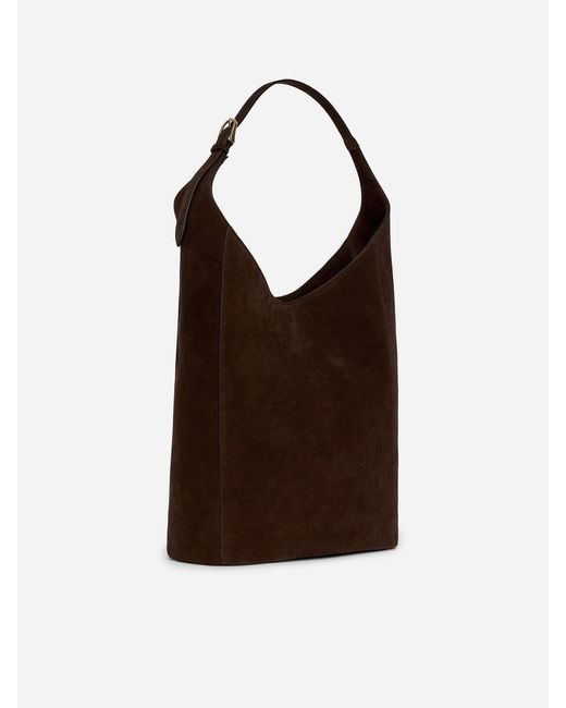 ARKET Brown Suede Tote Bag