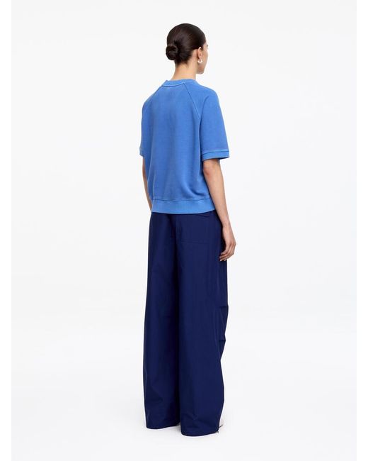 ARKET Blue French Terry Sweatshirt