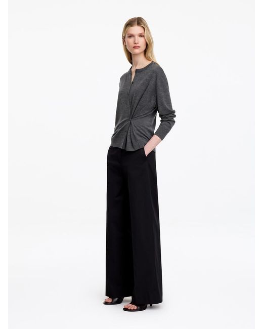 ARKET Gray Merino Wool Cardigan