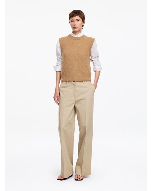 ARKET Natural Alpaca-Wool Blend Vest