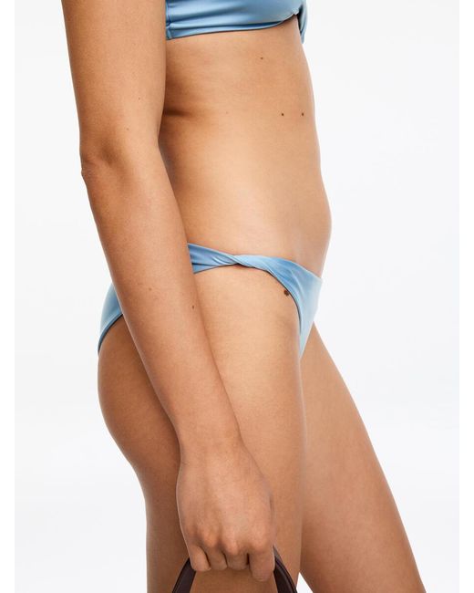 ARKET Blue Shiny Bikini Briefs