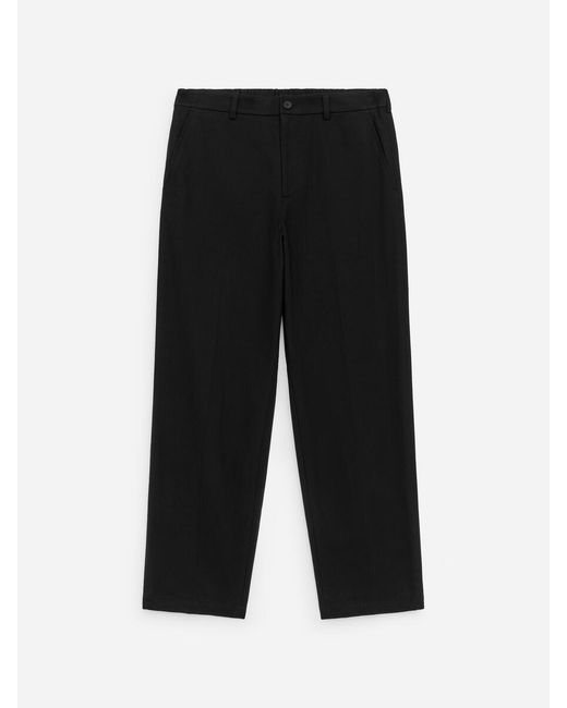 ARKET Blue Relaxed Cotton Lyocell Trousers for men
