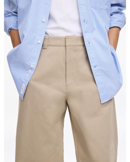 ARKET Natural Wide-Fit Workwear Chinos for men