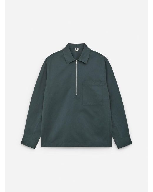 ARKET Green Relaxed Pop-Over Shirt for men