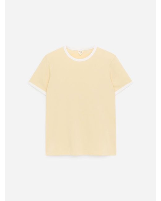 ARKET Blue Ribbed T-Shirt