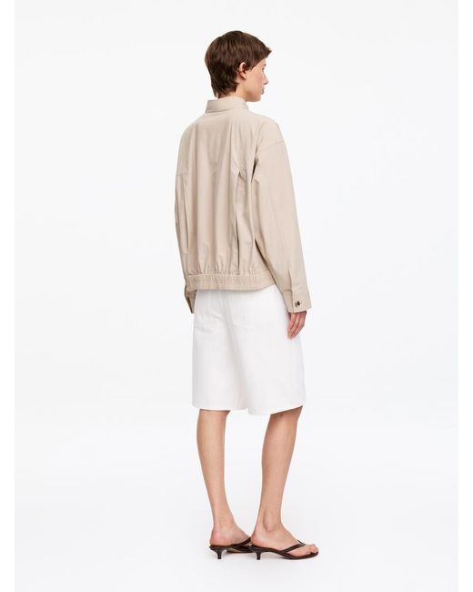ARKET White Pima Cotton Overshirt