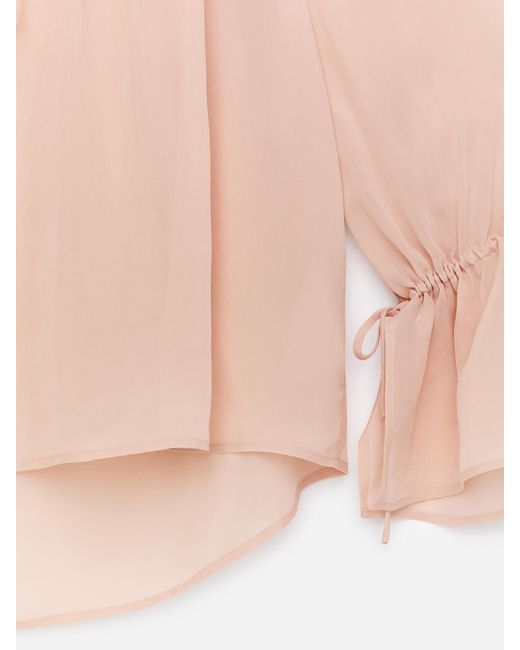 ARKET Natural Frill-Collar Blouse