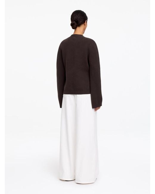 ARKET Black Cotton Cardigan