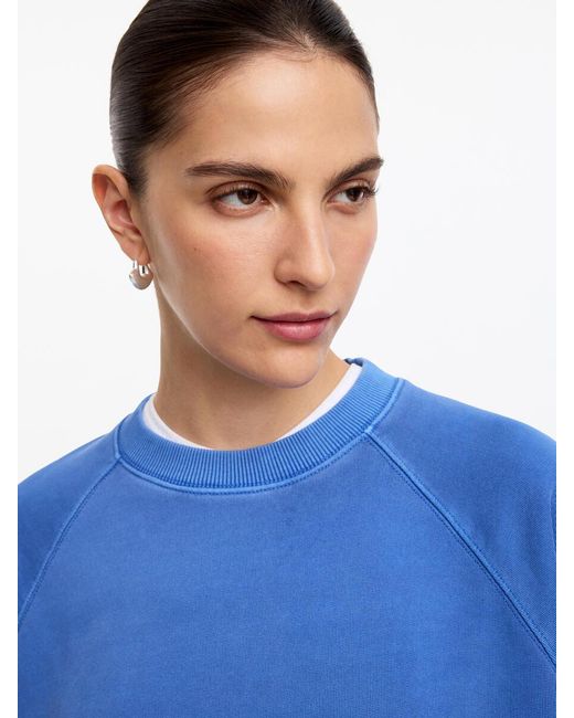 ARKET Blue French Terry Sweatshirt