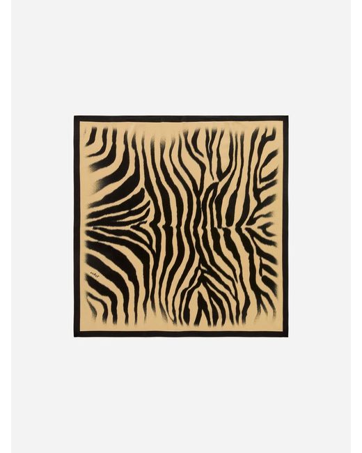 ARKET Natural Printed Silk Scarf