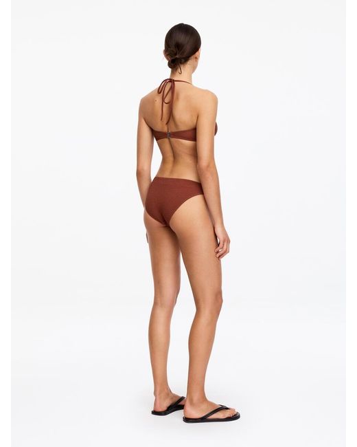 ARKET White Structured Bikini Briefs