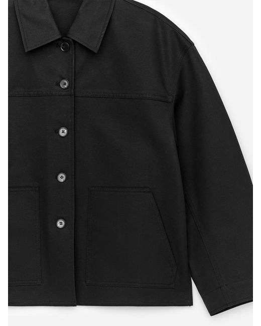 ARKET Black Structured Overshirt