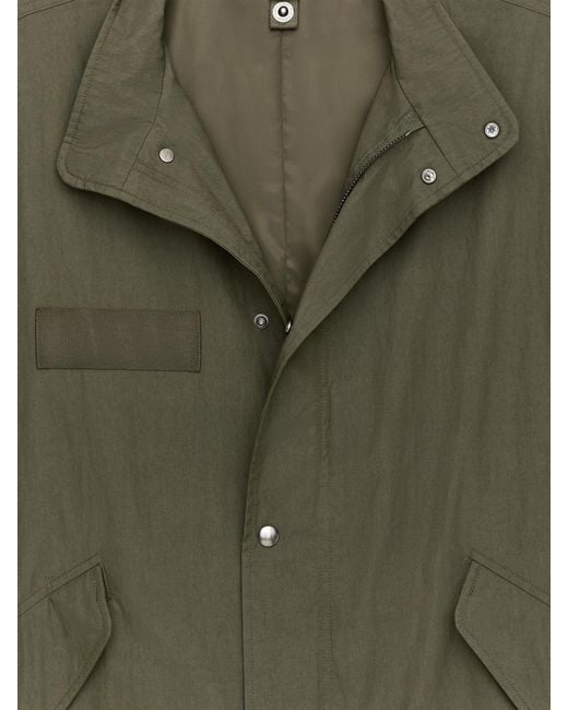 ARKET Green Cotton Blend Parka for men