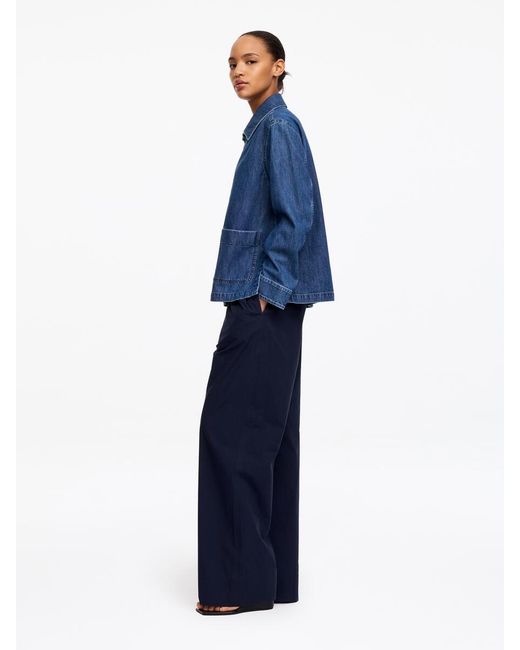 ARKET Blue Denim Twill Shirt