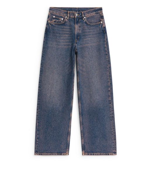 ARKET Blue Heather Loose Jeans