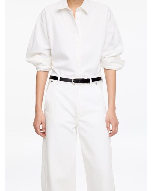 ARKET White Barrel-Leg Jeans
