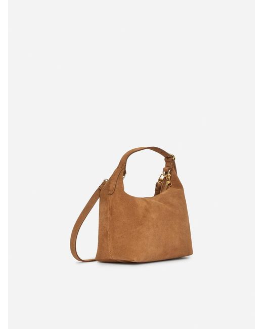 ARKET Gray Split Suede Bag