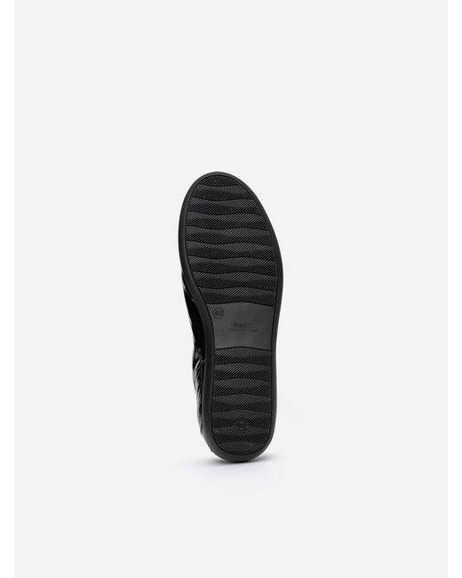 ARKET Black Leather Trainers