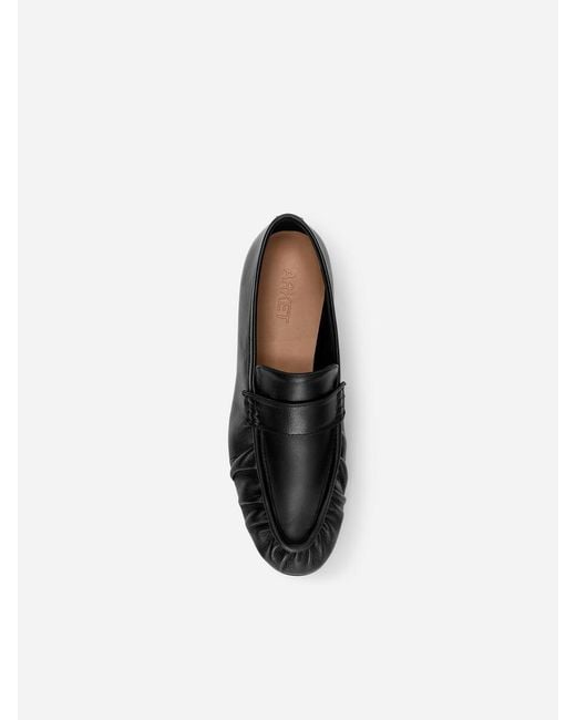 ARKET Blue Soft Leather Loafers