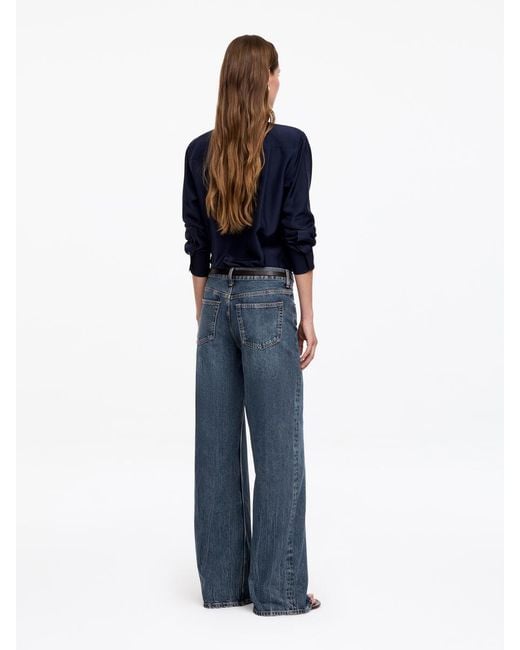 ARKET Blue Elm Low Flared Jeans