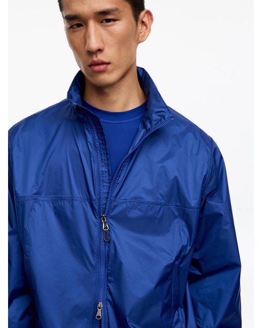 ARKET Blue Active Windbreaker for men