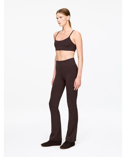 ARKET Brown Soft Stretch Sports Bra