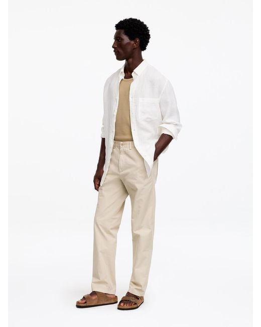 ARKET Natural Straight Cotton Chinos for men
