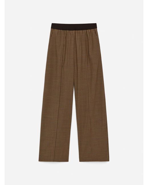 ARKET White Elastic Waist Trousers