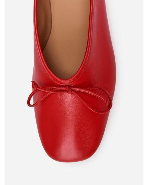 ARKET Blue Leather Ballerinas