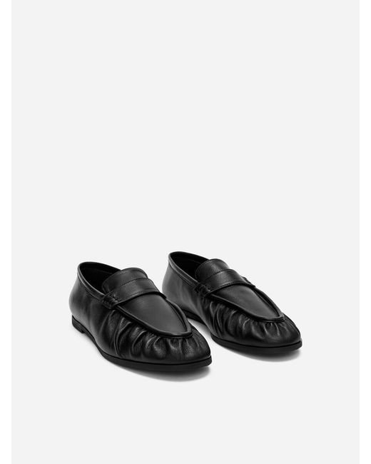 ARKET Blue Soft Leather Loafers