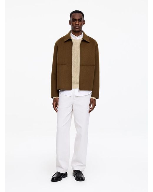 ARKET White Wool Doublé Jacket for men