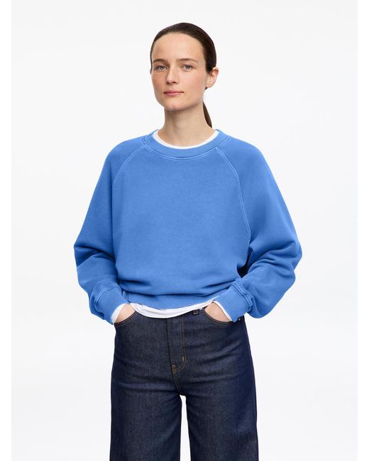 ARKET Blue Terry Sweatshirt