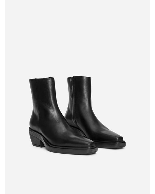 ARKET Black Leather Boots