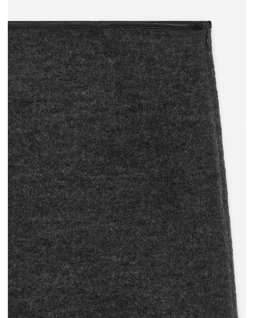 ARKET Black Wool-Blend Mini Skirt