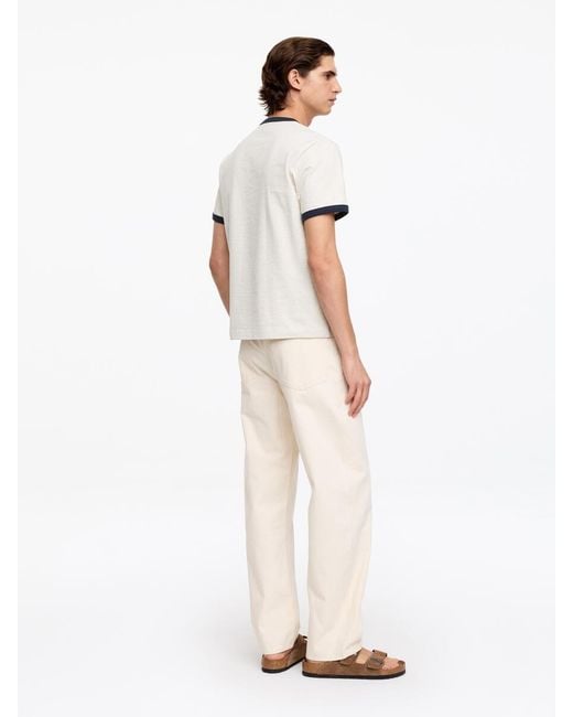 ARKET White Fitted T-Shirt for men