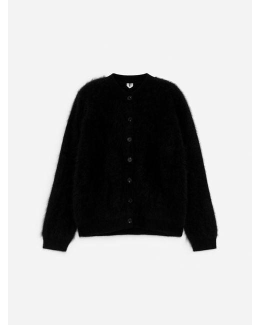 ARKET Black Pure Brushed-Cashmere Cardigan