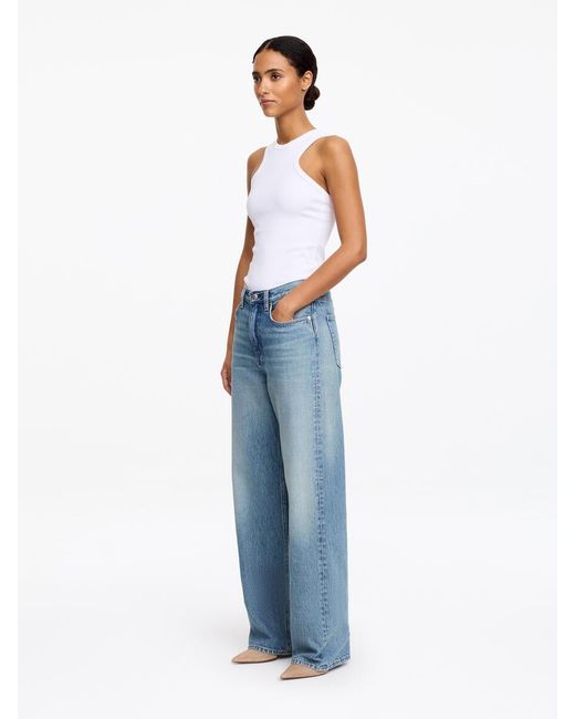 ARKET Blue Coral Wide Jeans