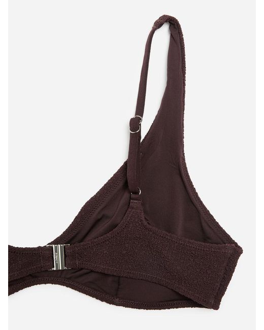 ARKET White V-Neck Bikini Top