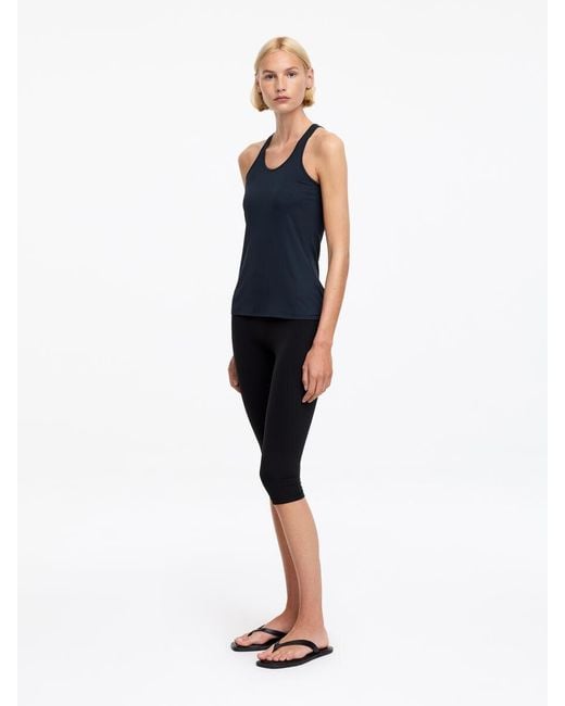 ARKET Blue Ribbed Tank Top
