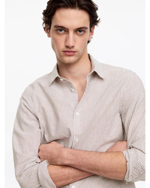 ARKET White Cotton Blend Shirt for men