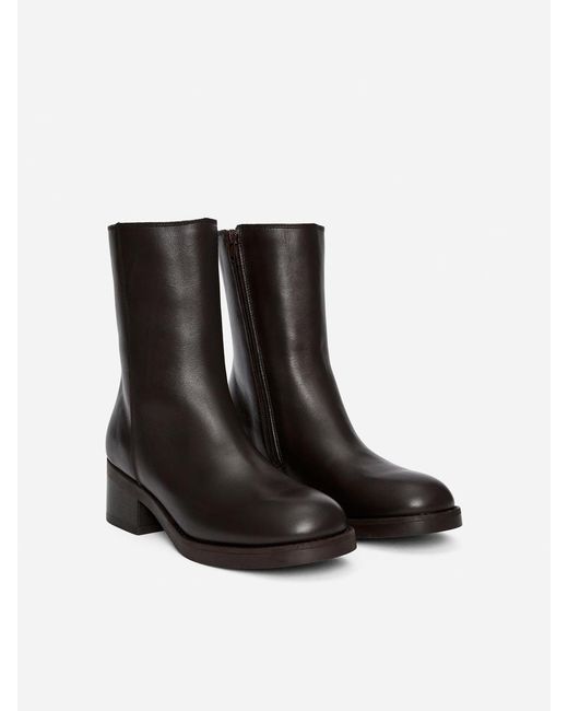ARKET Blue Chunky Ankle Boots