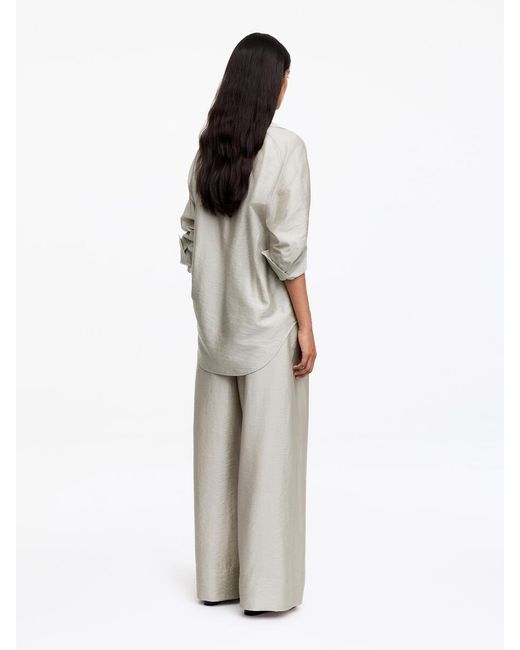 ARKET White Relaxed Trousers