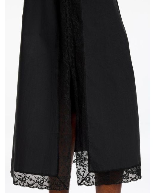 ARKET White Lace Edge Skirt