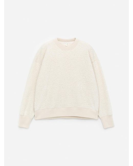 ARKET Natural Wool-Blend Fleece Sweatshirt