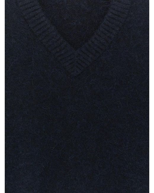 ARKET Blue Relaxed Alpaca Wool Blend Jumper for men