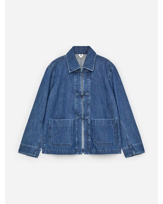 ARKET Blue Denim Twill Shirt