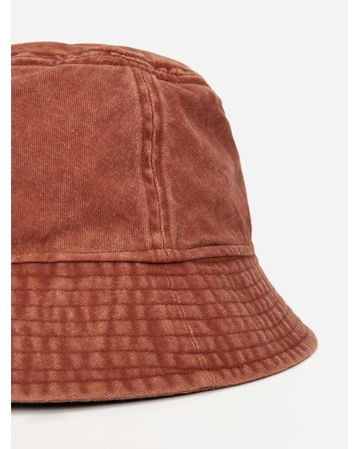 ARKET Black Cotton Bucket Hat