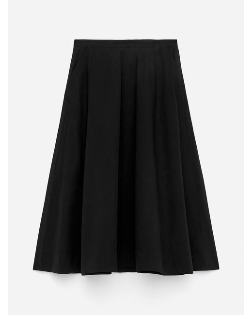 ARKET Red Cotton Circle Skirt